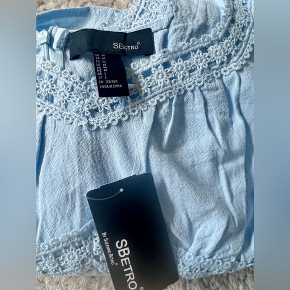 ***SOLD*** 🛌🪡 SBetro Blue Sweetheart Midi Dress 🪡🛌 Size Medium 10 BNWT - Picture 6 of 10